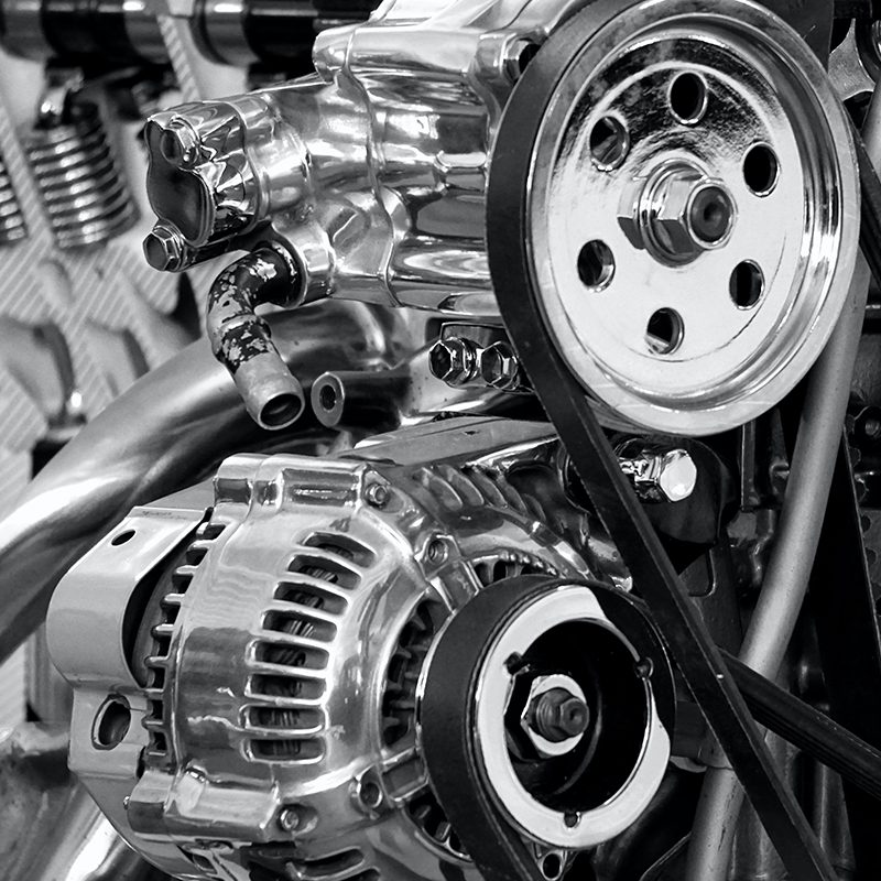 zoomed in view of engine gears zoomed in view of engine gears