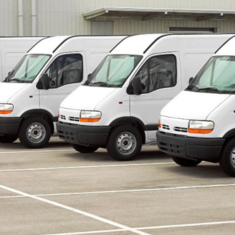 fleet trucks in parking lot fleet trucks in parking lot